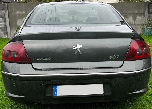 Peugeot 407 cena 8000 przebieg: 268000, rok produkcji 2007 z Żychlin małe 16